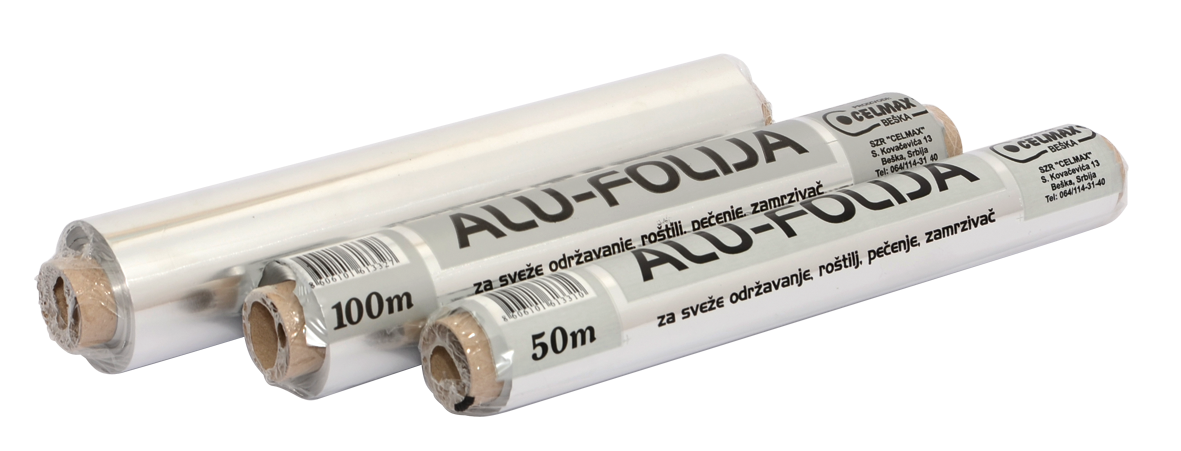 Alu folija, Celmax | papirna galanterija