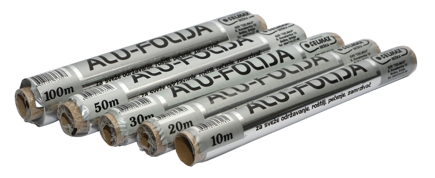 Alu folija, Celmax | papirna galanterija