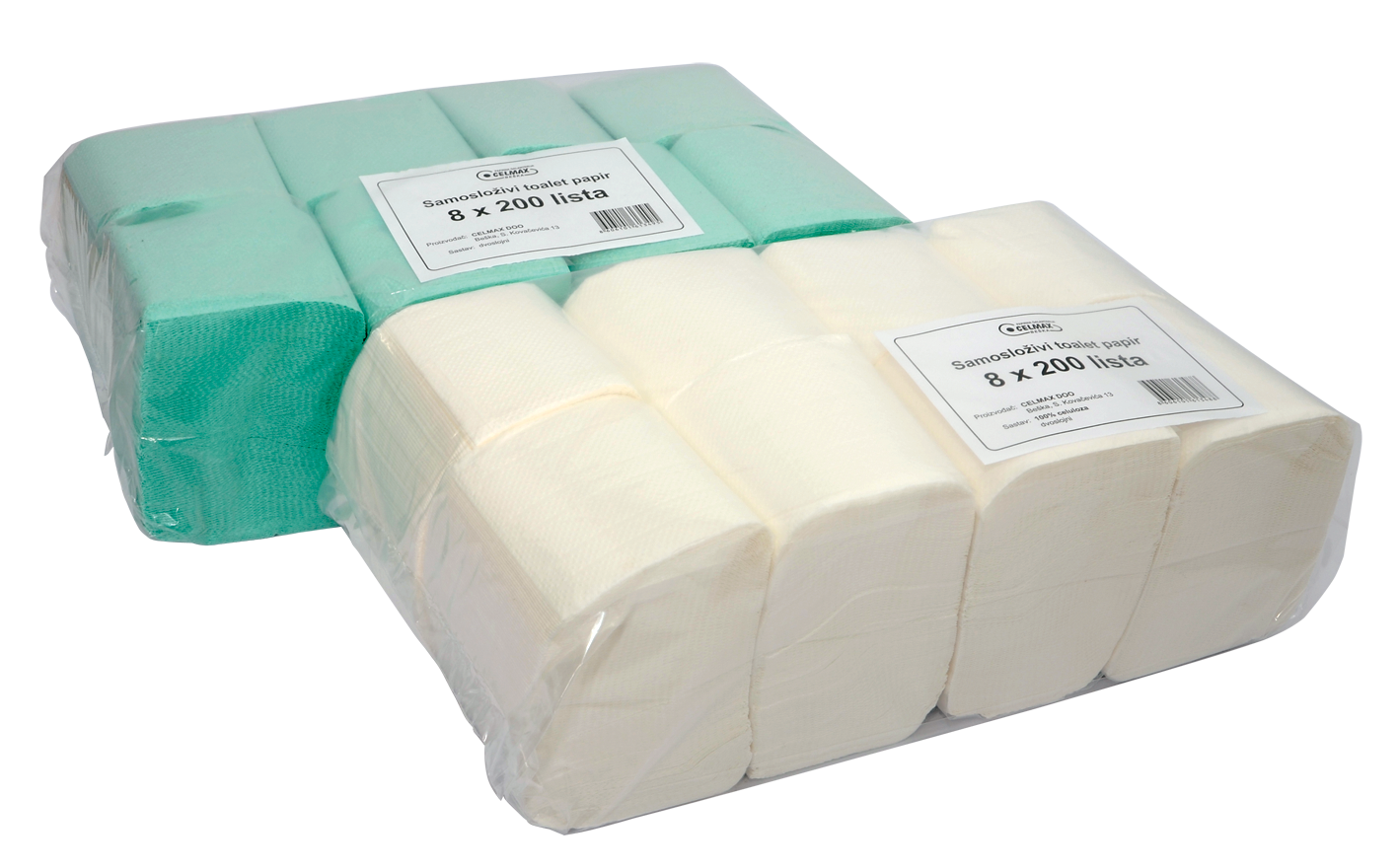 Toalet papir, listici, Celmax | papirna galanterija